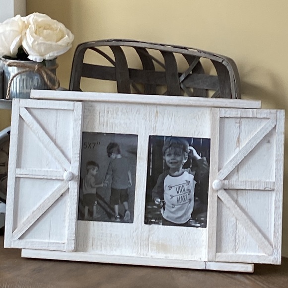 Accents New Shabby Chic Cottage Distressed White Farmhouse Wood Barn